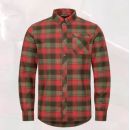 CHEMISE BLASER THEODOR CARREAUX ROUGE/VERT