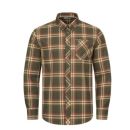 CHEMISE BLASER SEBASTIAN MARRON/ROUGE 