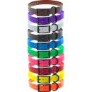 Collier CANIHUNT chien polyuréthane rose extrême 1.9x0.25x45cm