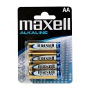 PILES ALCALINE MAXELL LR06 AA BLISTER DE 4