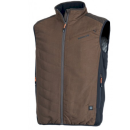 GILET SOMLYS CHAUFFANT MARRON/NOIR 