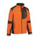 Blouson CHASSE Percussion Softshell Kaki Orange NEW