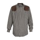 Chemise Sologne Percussion Marron vert 