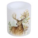 BOUGIE MOTIF CERF