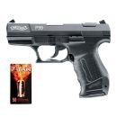 Pack pistolet à blanc Walther P99 Umarex cal.9mm PAK + 50 munitions Perfecta Titan