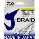 TRESSE DAIWA J-BRAID 4 brins 135m 0.13mm 5.9kg vert