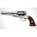 PISTOLET POUDRE NOIRE  F.LLI PIETTA 1858 RM INOX NEW SHERIFF QUADRILLEE CAL 44 PN