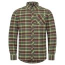 Chemise BLASER Charles olive/rouge