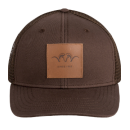 Casquette BLASER leather badge marron 