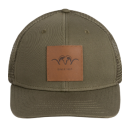 Casquette BLASER leather badge verte