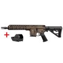 Pack Schmeisser AR15 S4F M-LOK 10.5'' Cal.223 REM BRONZE Point rouge Falke