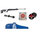 Carabine à air comprimé CROSMAN vital shot cal.4.5 19.9J + lunette 4X32 + cibles + plombs + fourreau