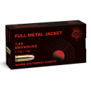 50 munitions GECO cal.7.65mm 32acp fmj 73gr 4.75g