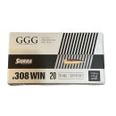 Munitions GGG cal.308 win sierra HPBT 175gr 11.3g par 20