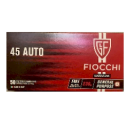 50 munitions FIOCCHI cal.45acp fmj 230gr