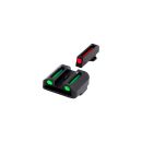 Hausse fixe et guidon Fibre Optique TRUGLO bas