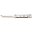  Couteau papillon JOKER Lame 105mm Manche Acier inox
