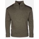 Pull col camionneur PINEWOOD new stormy pour homme Brown 