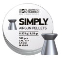 Plombs air comprimé JSB cal.4.5 simply 8.26gr 0.535g par 500