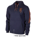 Sweatshirt BROWNING snapshot bleu marine et orange
