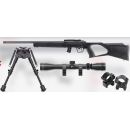 Pack carabine a verrou REGENT RBA1 cal.22LR + bipied + lunette 3-9x40 + montage