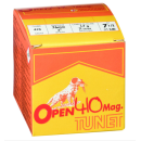 Munitions TUNET Cal.12mm Open 410 mag subsonique 17gr par 25