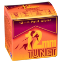 Munitions TUNET Cal.12mm petit gibier 8g par 25