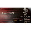 50 munitions FIOCCHI cal.9mm para fmj 124gr