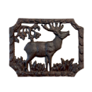 Dessous de plat LOVERGREEN cerf en fonte grand modèle