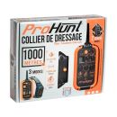 Collier de dressage prohunt 1000m noir