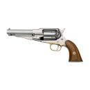 Pistolet poudre noire F.LLI PIETTA cal.44 pn 1858 rm inox new sheriff 