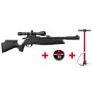 Pack carabine PCP GAMO arrow cal.4.5mm 19.9 + lunette + pompe 