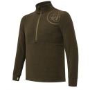 Gilet polaire BERETTA hp logo w half zip green moss 