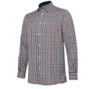 Chemise BERETTA ellis ls shirt bleu rouge