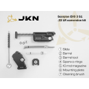 Kit de conversion JKN pour CZ SCORPION EVOS3 S1 Cal.22LR