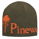 Bonnet PINEWOOD beanie vert logo orange