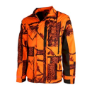 Veste TREELAND enfant chaude camo orange