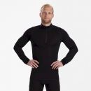 SOUS VETEMENT DEERHUNTER QUINN MERINO NOIR col ZIP