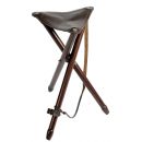 Siège trépied de chasse ProHunt tristan cuir marron 75cm