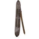 Cartouchière en cuir marron calibre rayé 20 cartouches