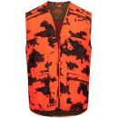 Gilet BLASER KALLE sans manche orange camo 