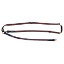 Laisse chien NIGGELOH bandoulière grip marron
