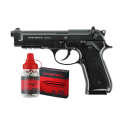 Pack Pistolet BERETTA M92A1 co2 cal.4.5 + 5 co2 + billes