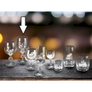 6 Verres à vin motif chasse cristal de qualité supérieure 340ml