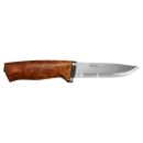 Couteau droit HELLE alden manche en bouleau lame 105mm + étui en cuir