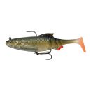 Leurre souple DAIWA prorex lazy natural green roach 12cm
