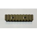 Rail picatinny pour garde main khey H&K HECKLER&KOCH tan 95mm 