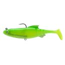 Leurre souple DAIWA prorex lazy ghost lime chart 16cm