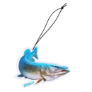 Désodorisant pour voiutre ZEBCO target fish air freshener brochet