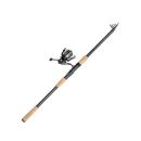 Canne à pêche ZEBCO téléscopique float combo 3m 40g 3000fd + moulinet